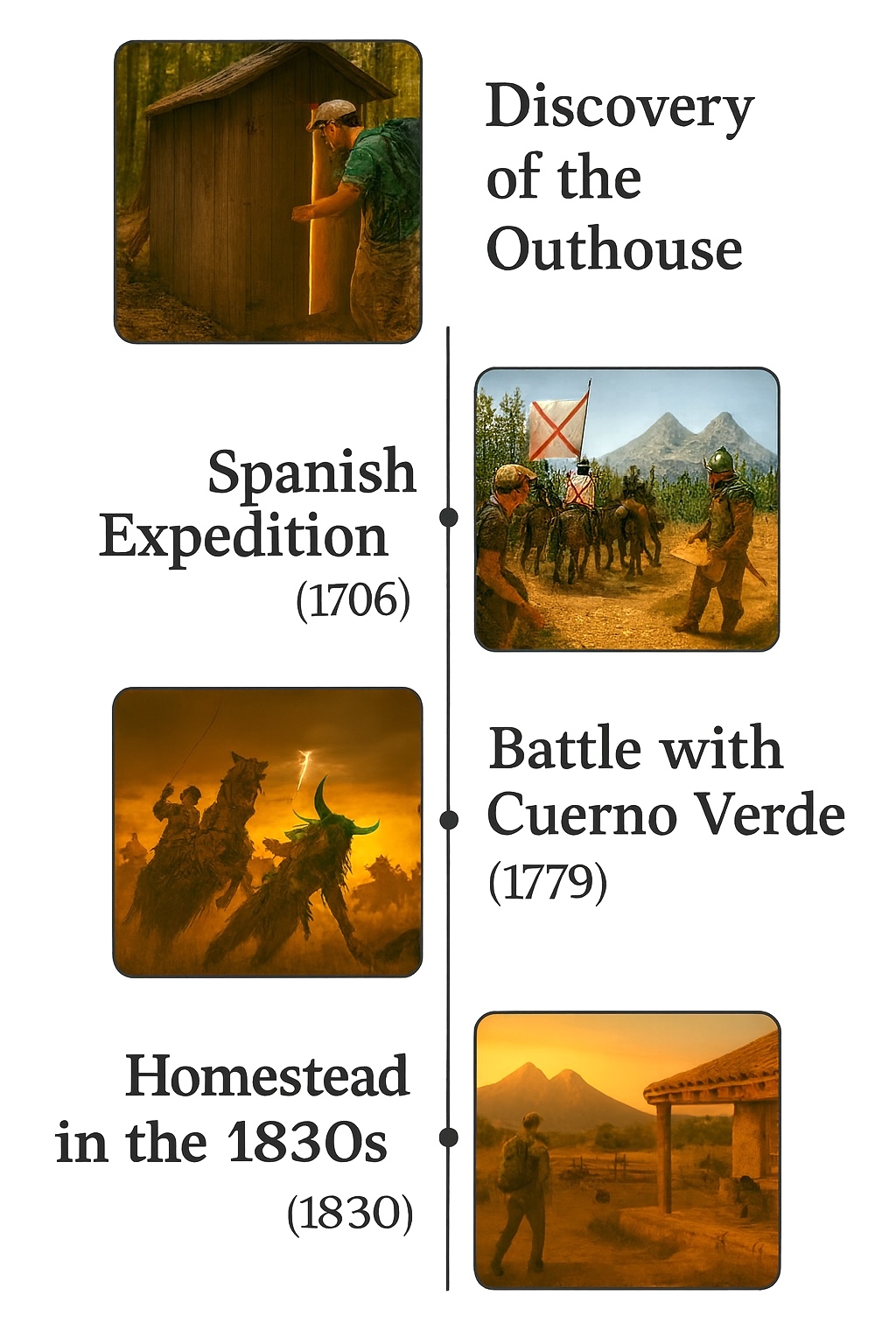 The Outhouse and Spanish Colonialism (time-slip fiction) Cuchara, Colorado The Outhouse and Spanish Colonialism (time-slip fiction) Cuchara, Colorado