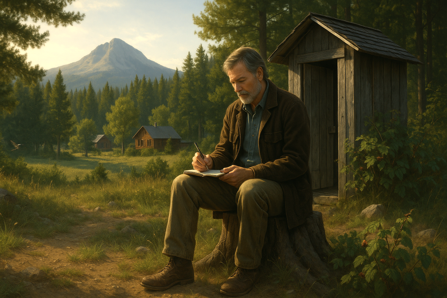 The Outhouse and Bear Hunters (time-slip fiction) Cuchara, Colorado The Outhouse and Bear Hunters (time-slip fiction) Cuchara, Colorado